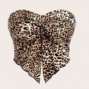 SHEIN leopard print top!
